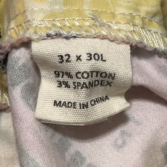 Men's Loudmouth Golf Pants SZ 32x30 Party Mix Cassette Print Stretch Colorful - Picture 11 of 11